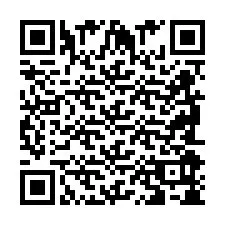 QR код за телефонен номер +2698098598