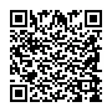 QR-koodi puhelinnumerolle +2698098629