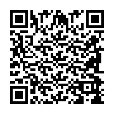 Codice QR per il numero di telefono +2698098633