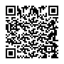 QR-код для номера телефона +2698098635