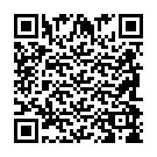 QR код за телефонен номер +2698098661