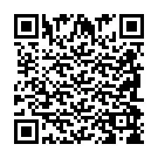 QR код за телефонен номер +2698098664