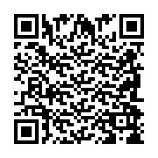 QR Code สำหรับหมายเลขโทรศัพท์ +2698098674