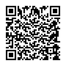 Codice QR per il numero di telefono +2698098689