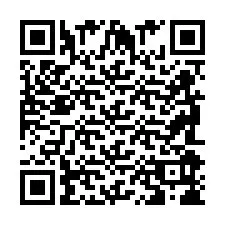 QR-код для номера телефона +2698098691