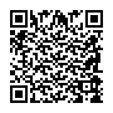 QR-код для номера телефона +2698098695