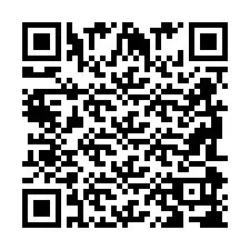 QR-koodi puhelinnumerolle +2698098705