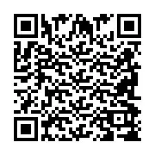 Código QR para número de telefone +2698098737