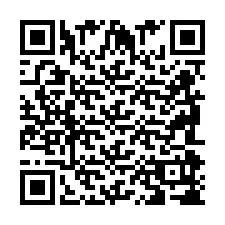 QR-код для номера телефона +2698098740