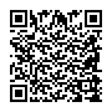 QR код за телефонен номер +2698098747