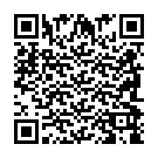 Codice QR per il numero di telefono +2698098830