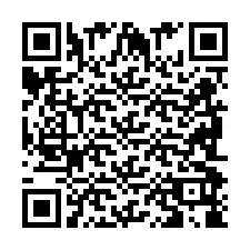 QR-koodi puhelinnumerolle +2698098832