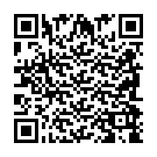 QR код за телефонен номер +2698098864