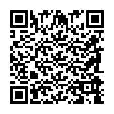 Código QR para número de teléfono +2698098891