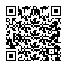 Codice QR per il numero di telefono +2698098899