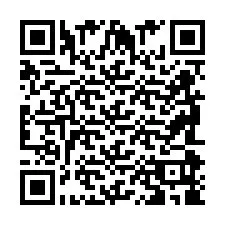 QR-koodi puhelinnumerolle +2698098901