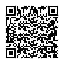 QR-koodi puhelinnumerolle +2698098925