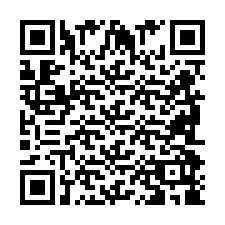 Codice QR per il numero di telefono +2698098963