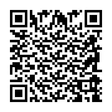 QR-code voor telefoonnummer +2698098981