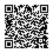 Codice QR per il numero di telefono +2698098984