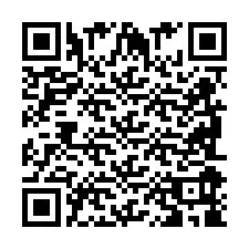 QR-код для номера телефона +2698098986