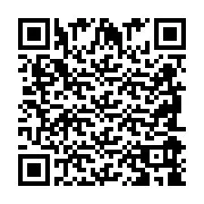 QR-koodi puhelinnumerolle +2698098988