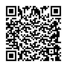 QR kód a telefonszámhoz +2698098998