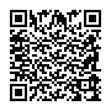 QR-koodi puhelinnumerolle +2698099085