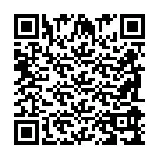 Código QR para número de telefone +2698099185