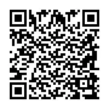 QR-code voor telefoonnummer +2698099345