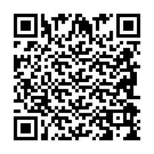 QR-koodi puhelinnumerolle +2698099492