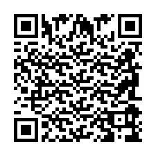 QR-code voor telefoonnummer +2698099681