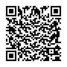 QR kód a telefonszámhoz +2698100001