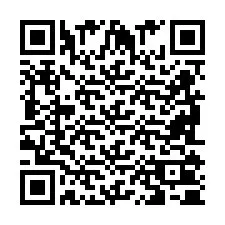 QR-код для номера телефона +2698100527