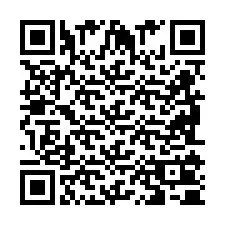 Código QR para número de teléfono +2698100546