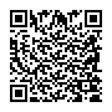 Codice QR per il numero di telefono +2698100674