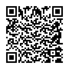 Código QR para número de telefone +2698100689