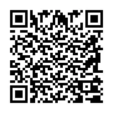 QR-code voor telefoonnummer +2698100701