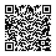 Codice QR per il numero di telefono +2698100705