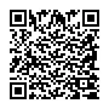 Código QR para número de teléfono +2698100738