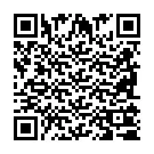 QR-code voor telefoonnummer +2698100743