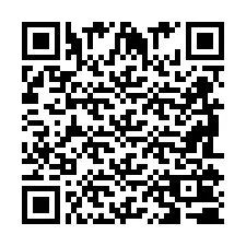 Código QR para número de telefone +2698100765