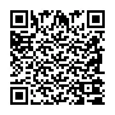 Código QR para número de teléfono +2698100798