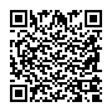 Codice QR per il numero di telefono +2698100805