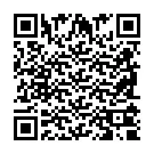 Código QR para número de teléfono +2698100809