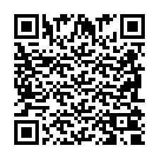 Codice QR per il numero di telefono +2698100824