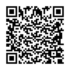 Código QR para número de teléfono +2698100856