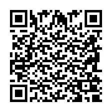 QR-code voor telefoonnummer +2698100970