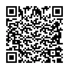 Kod QR dla numeru telefonu +2698100986