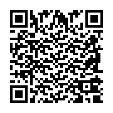 Código QR para número de telefone +2698100989